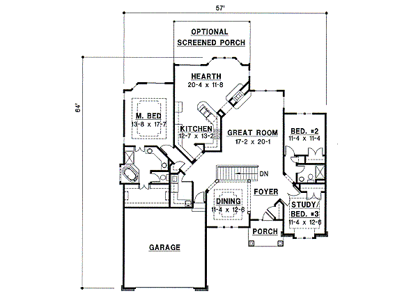 main floor house blueprint