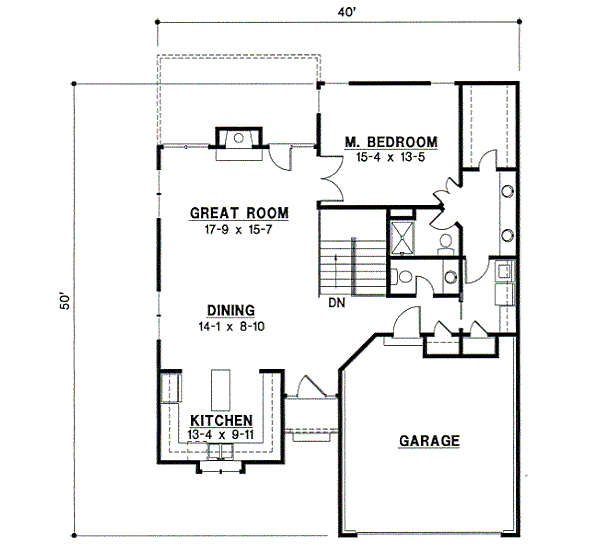main floor house blueprint