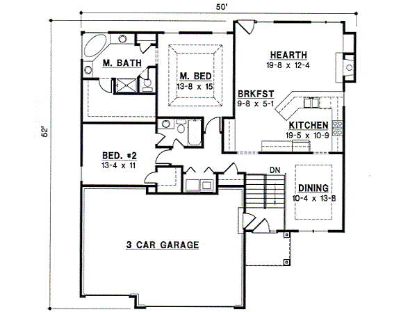 main floor house blueprint
