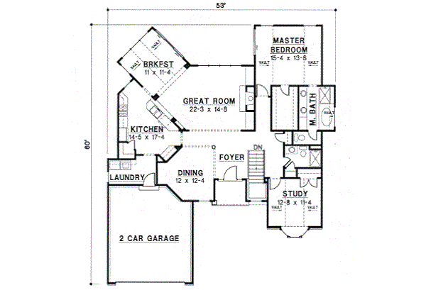 main floor house blueprint