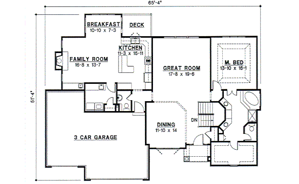 main floor house blueprint
