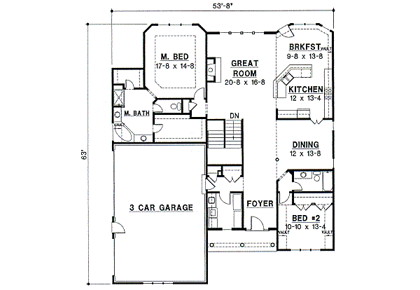 main floor house blueprint