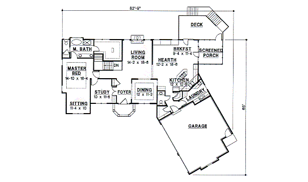 main floor house blueprint