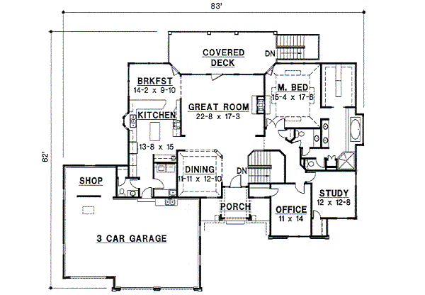 main floor house blueprint