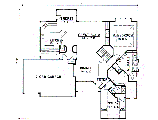 main floor house blueprint
