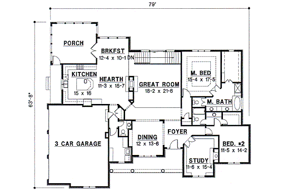 main floor house blueprint