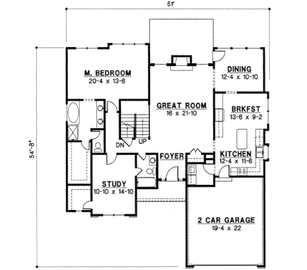 main floor house blueprint