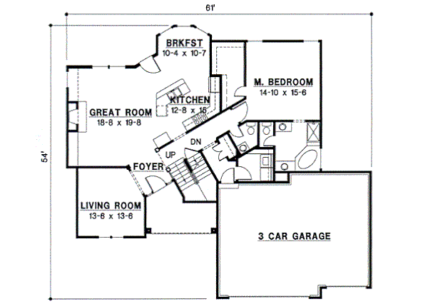 main floor house blueprint