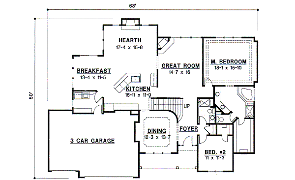 main floor house blueprint