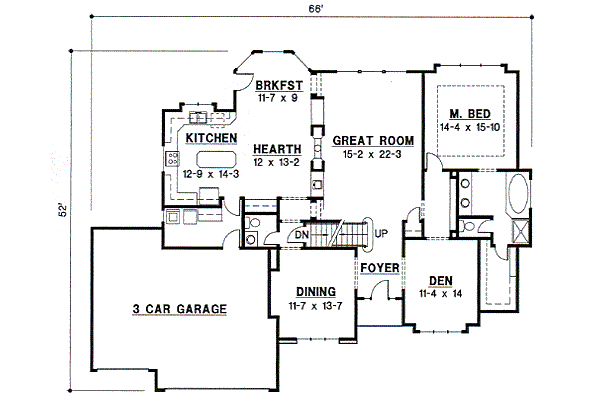 main floor house blueprint