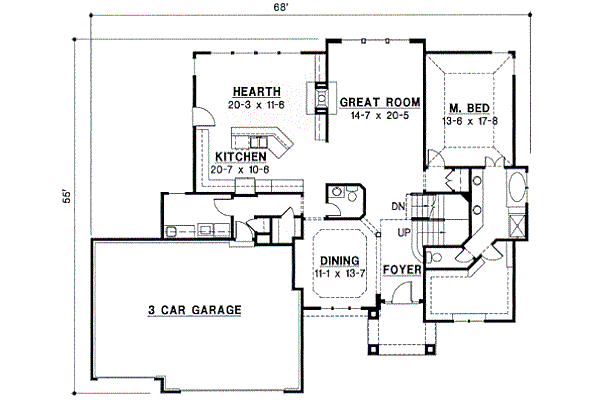 main floor house blueprint