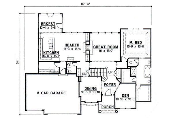 main floor house blueprint