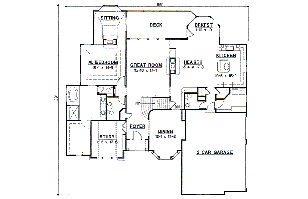 main floor house blueprint