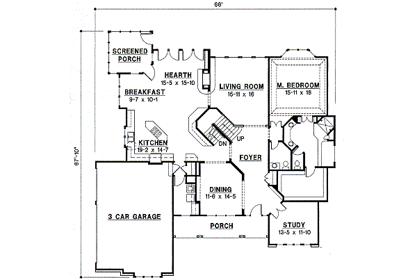 main floor house blueprint