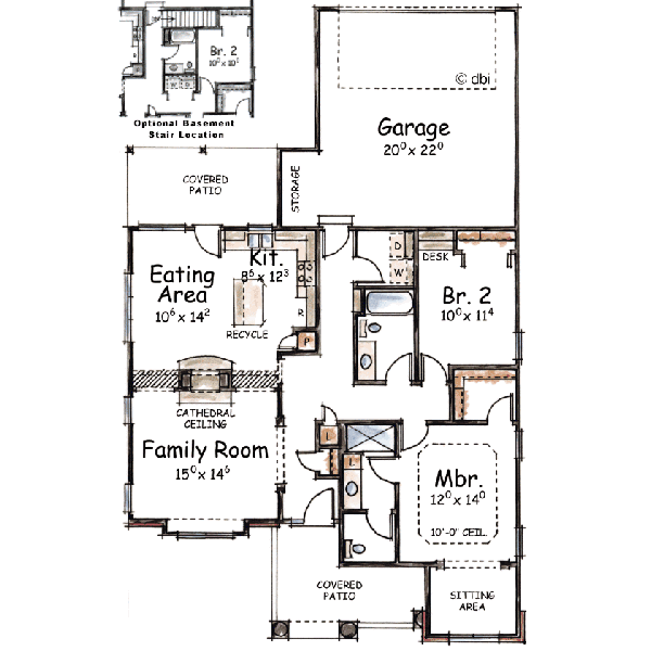 main floor house blueprint