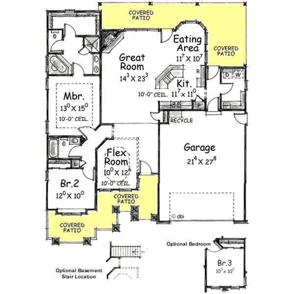 main floor house blueprint