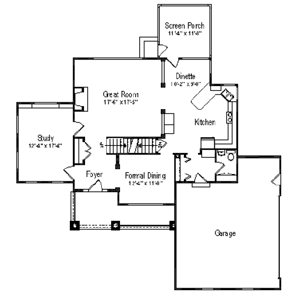 main floor house blueprint