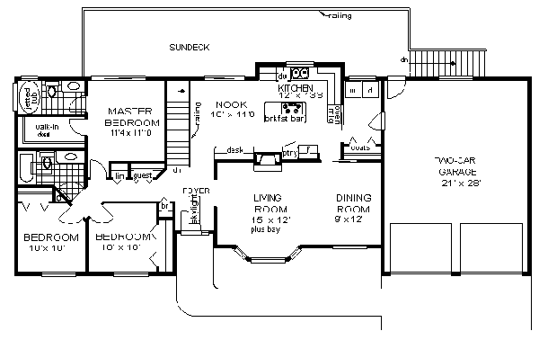 main floor house blueprint