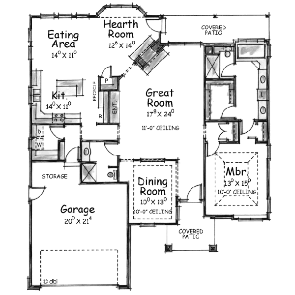 main floor house blueprint