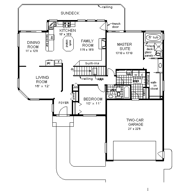 main floor house blueprint