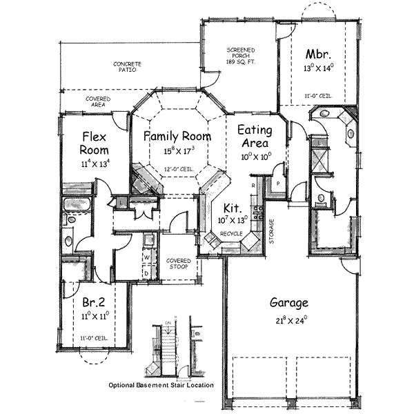 main floor house blueprint