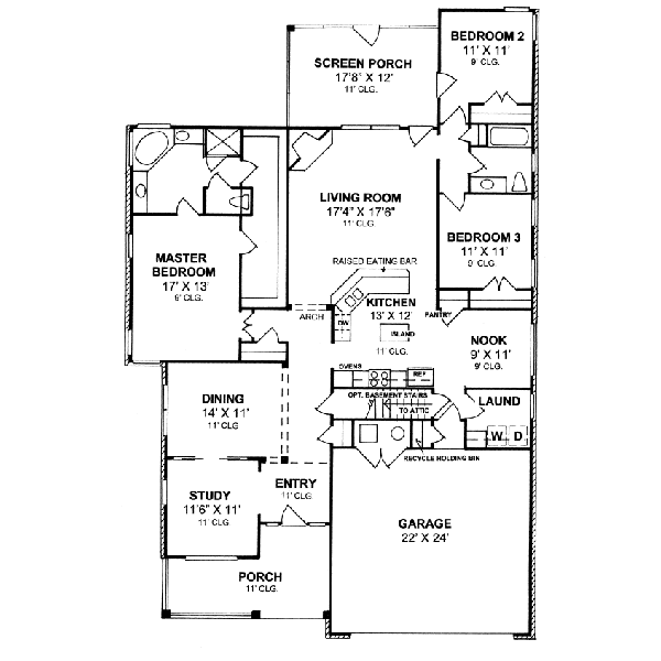 main floor house blueprint