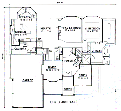 main floor house blueprint