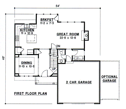 main floor house blueprint