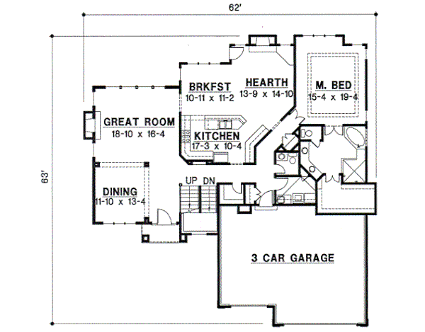 main floor house blueprint