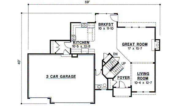 main floor house blueprint