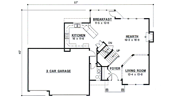 main floor house blueprint