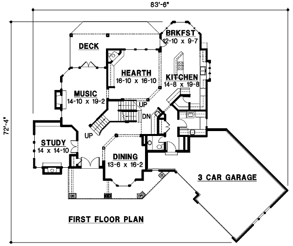 main floor house blueprint