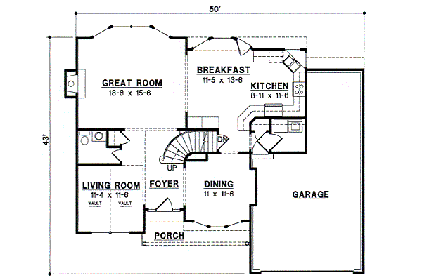 main floor house blueprint