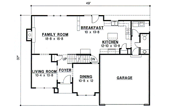 main floor house blueprint