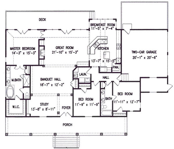 main floor house blueprint