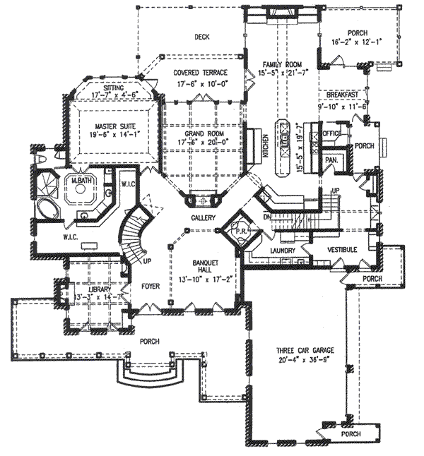 main floor house blueprint