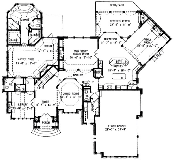 main floor house blueprint