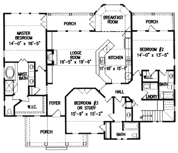 main floor house blueprint