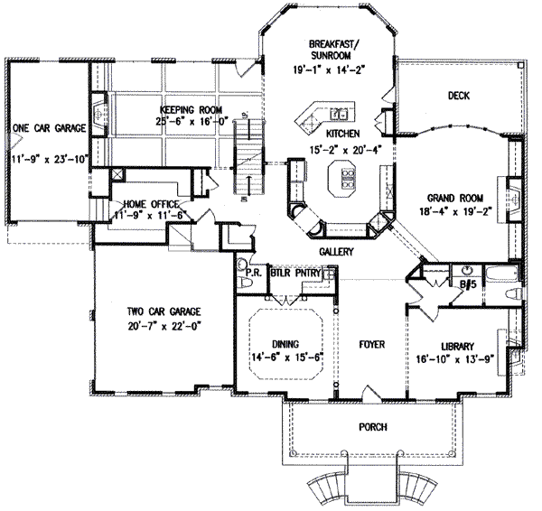 main floor house blueprint
