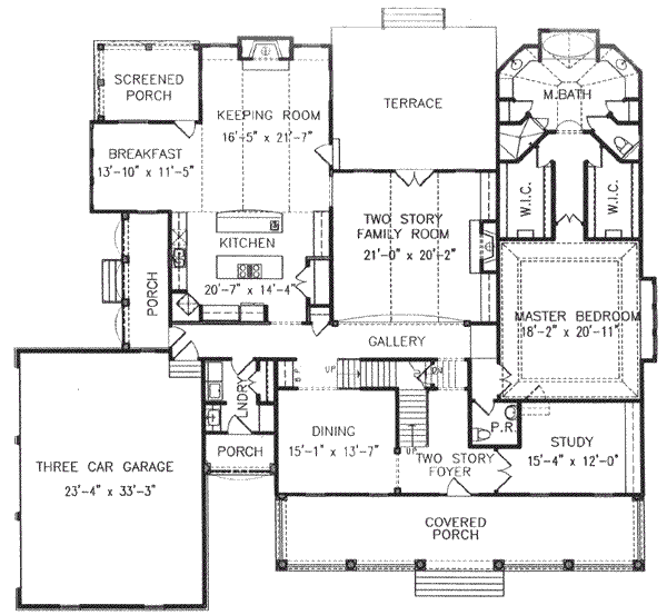 main floor house blueprint