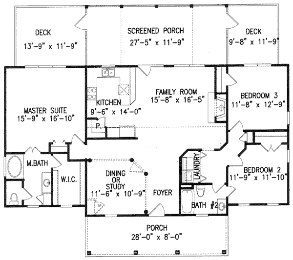 main floor house blueprint