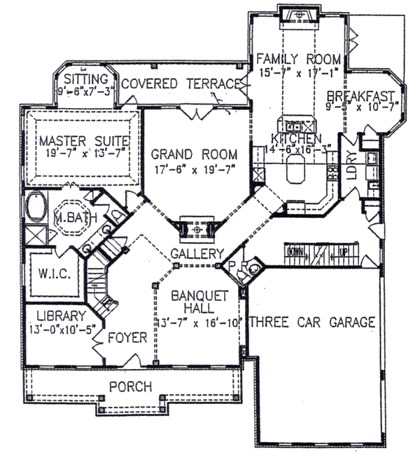 main floor house blueprint