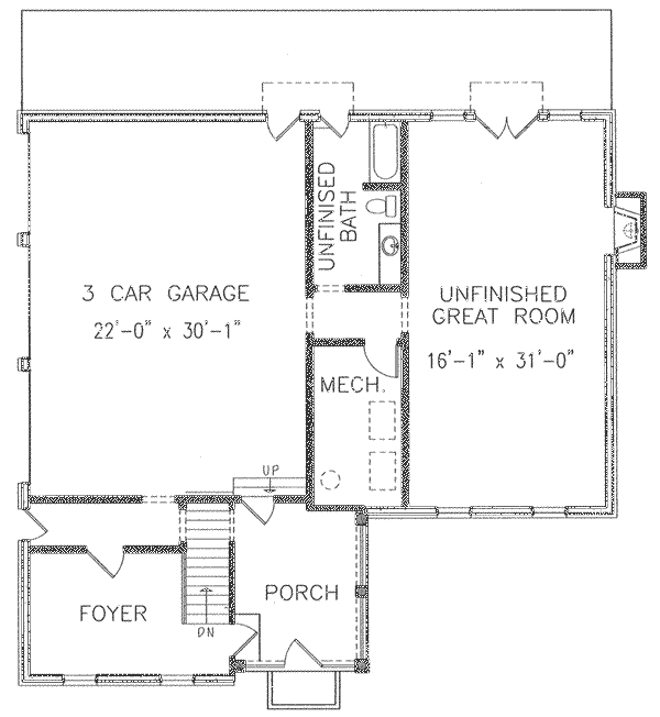 main floor house blueprint