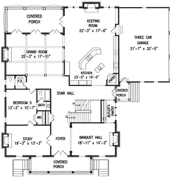 main floor house blueprint