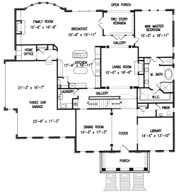 main floor house blueprint