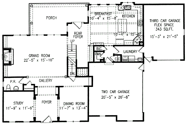 main floor house blueprint
