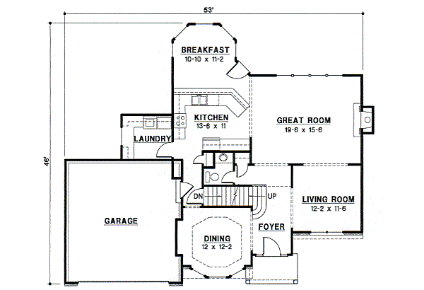 main floor house blueprint