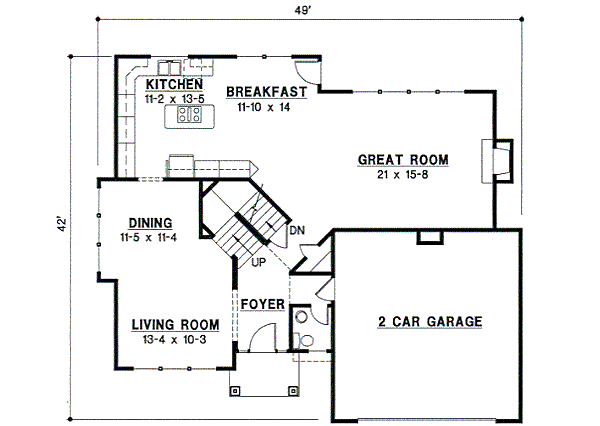 main floor house blueprint