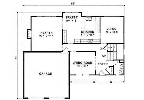main floor house blueprint