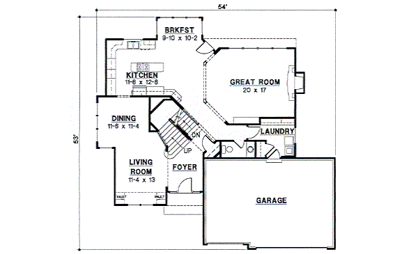 main floor house blueprint